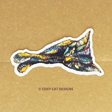 Cat Trance Sticker